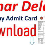 Bihar Deled Dummy Admit Card