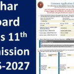 Bihar Board Class 11 Admission 2025-27