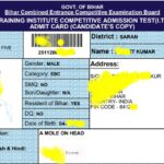 Bihar ITI Admit Card
