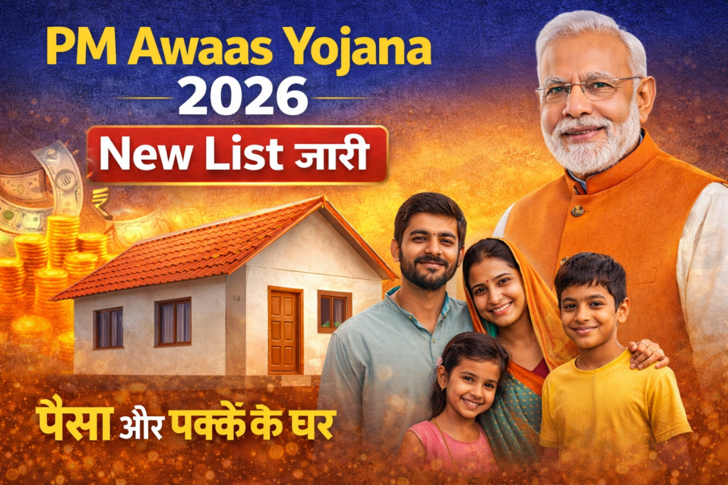 PM Awaas Yojana 2026 New List - अब ऐसे चेक करे अपना नाम लिस्ट में आया है या नहीं? 
